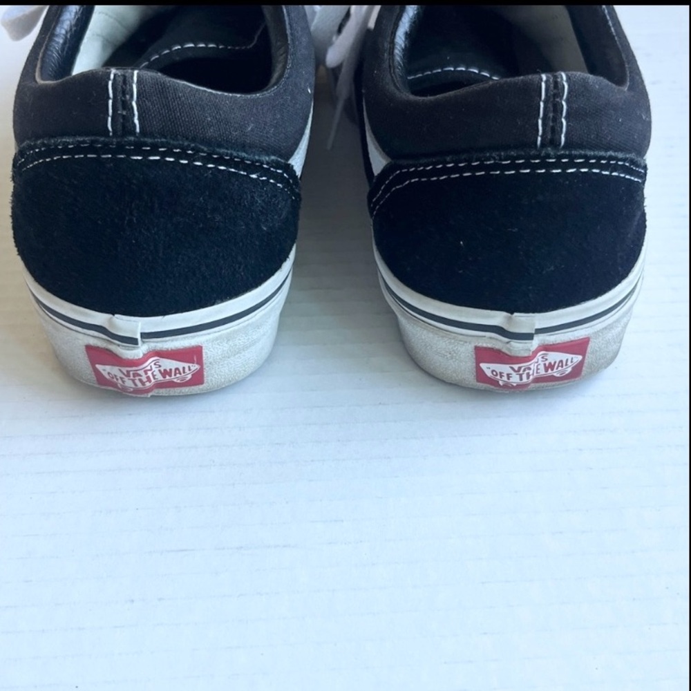 Vans Old Skool Black And White Shoes 721356 - Picture 5 of 9